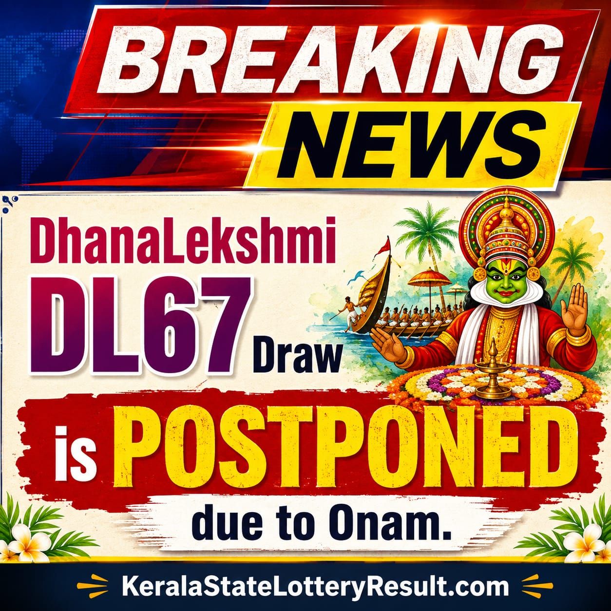 DhanaLekshmi Lottery Result Today DL-67 26 08 2026