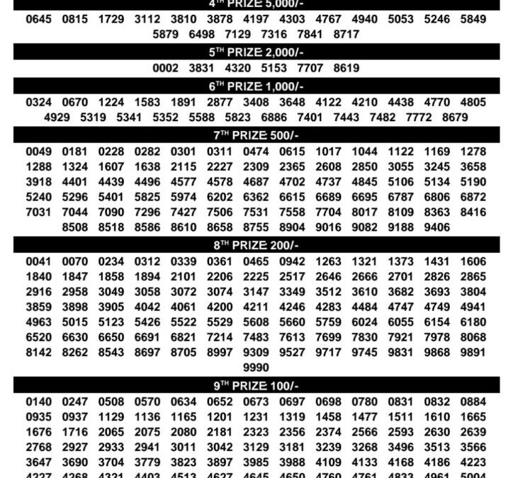 Kerala Suvarna Keralam 67 Result